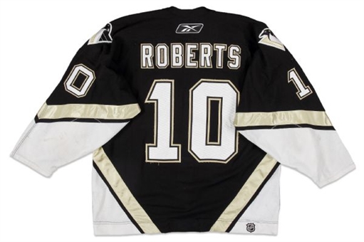 2006-07 Gary Roberts Game Worn Pittsburgh Penguins Jersey (Penguins LOA)